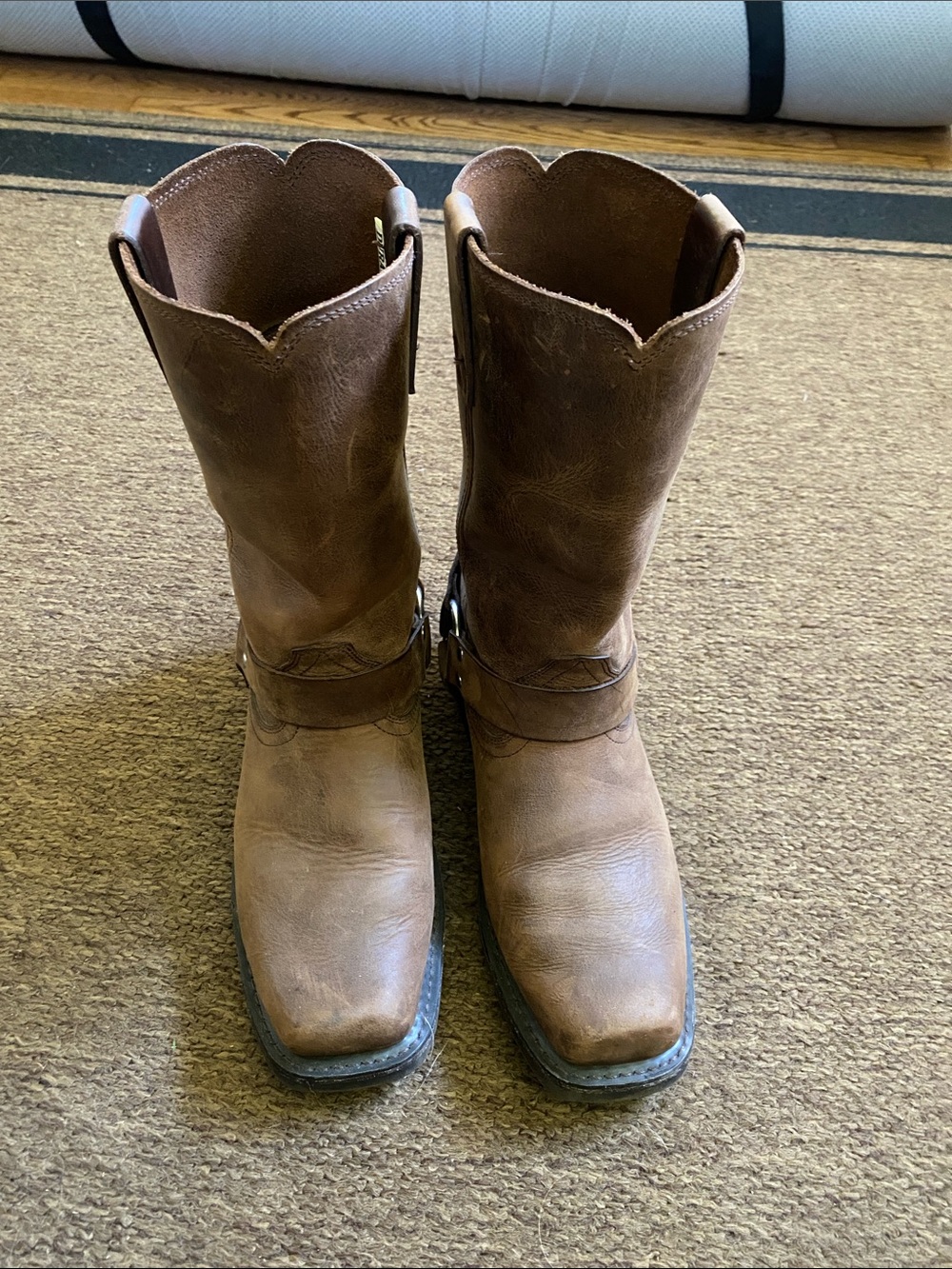 Men's Brown Leather Western Boots